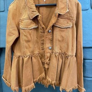Free People Brown Jacket